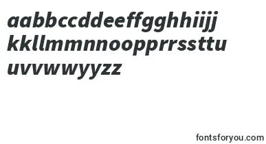 SourcesansproBlackitalic font – swahili Fonts