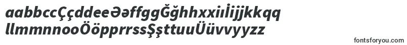 SourcesansproBlackitalic Font – Azerbaijani Fonts