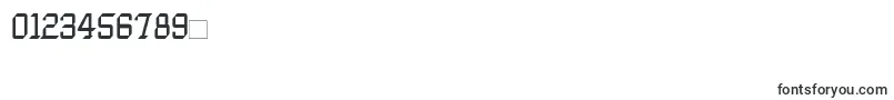 Coronationscot-Schriftart – Schriften für Zahlen und Nummern