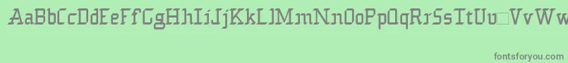 Шрифт Coronationscot – серые шрифты на зелёном фоне