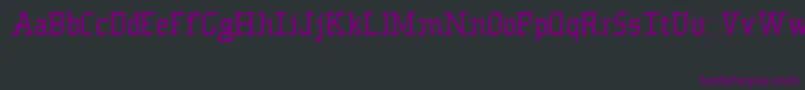 Coronationscot Font – Purple Fonts on Black Background