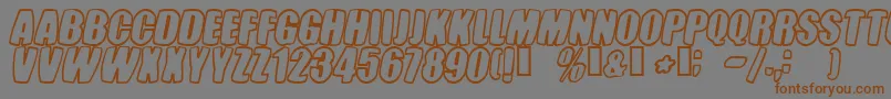 More about Tastc Font Tastc Font – Brown Fonts on Gray Background