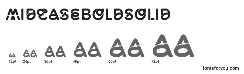 MidcaseBoldsolid Font Sizes