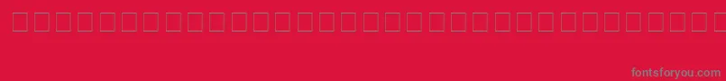 Vstar2 Font – Gray Fonts on Red Background