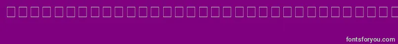 Vstar2-fontti – vihreät fontit violetilla taustalla