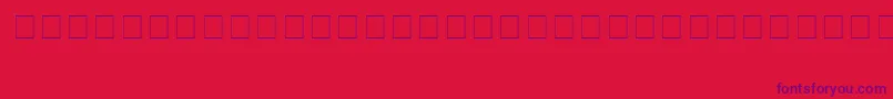 Vstar2 Font – Purple Fonts on Red Background