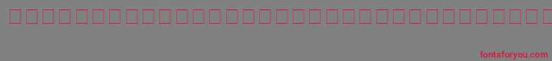 Vstar2 Font – Red Fonts on Gray Background