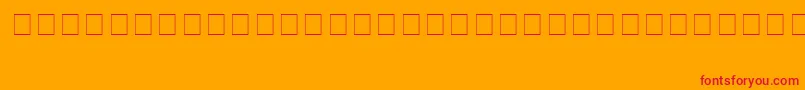 Vstar2 Font – Red Fonts on Orange Background