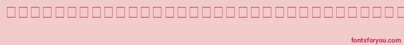 Vstar2 Font – Red Fonts on Pink Background