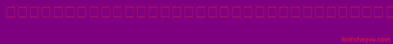 Vstar2-Schriftart – Rote Schriften auf violettem Hintergrund
