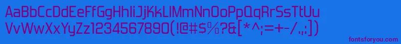 ForgottenFuturistRg-fontti – violetit fontit sinisellä taustalla