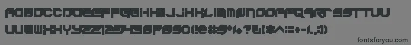 Xodohtronu Font – Black Fonts on Gray Background