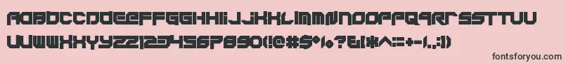 Xodohtronu Font – Black Fonts on Pink Background