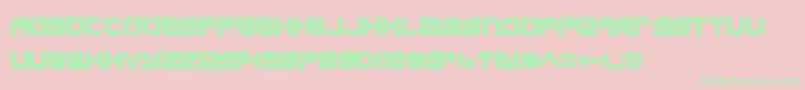 Xodohtronu Font – Green Fonts on Pink Background