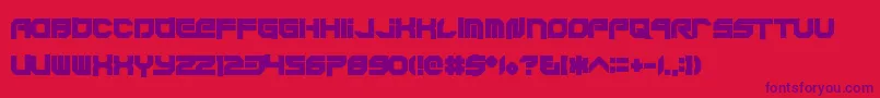Xodohtronu Font – Purple Fonts on Red Background