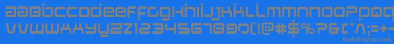 Stareaglelaser Font – Gray Fonts on Blue Background