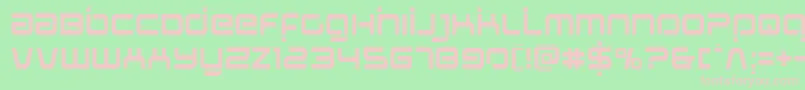 Stareaglelaser Font – Pink Fonts on Green Background