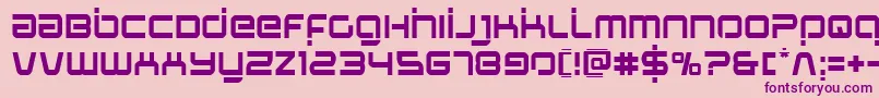 Stareaglelaser Font – Purple Fonts on Pink Background