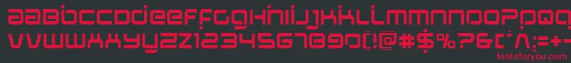 Stareaglelaser Font – Red Fonts on Black Background