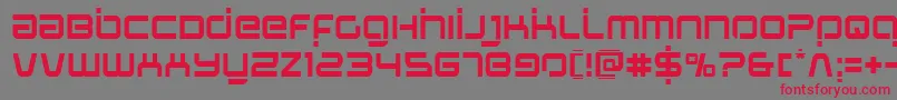 Stareaglelaser Font – Red Fonts on Gray Background