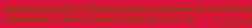 AMonumentotitulbwBold Font – Brown Fonts on Red Background