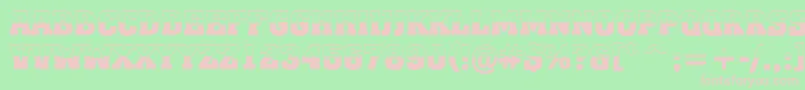 AMonumentotitulbwBold Font – Pink Fonts on Green Background