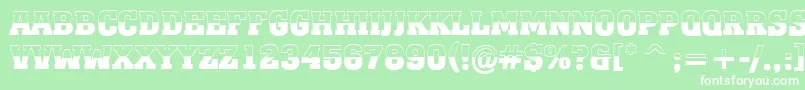 AMonumentotitulbwBold Font – White Fonts on Green Background