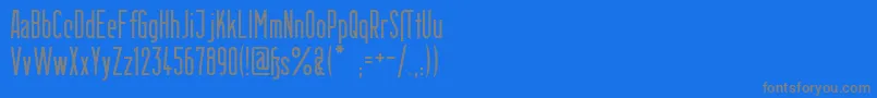 fuente BerlinEmail – Fuentes Grises Sobre Fondo Azul