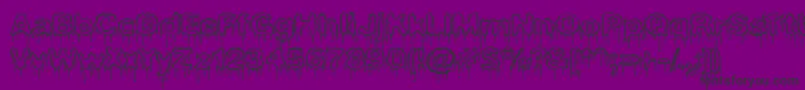 More about PlasmaDripEmptyBrk Font PlasmaDripEmptyBrk Font – Black Fonts on Purple Background