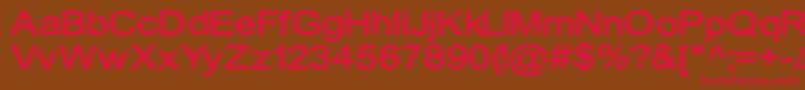 CylonicCrossdraft Font – Red Fonts on Brown Background