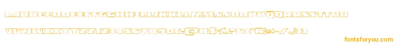 Policecruiserout Font – Orange Fonts