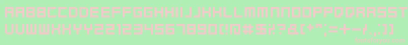 KenneyFutureSquare Font – Pink Fonts on Green Background