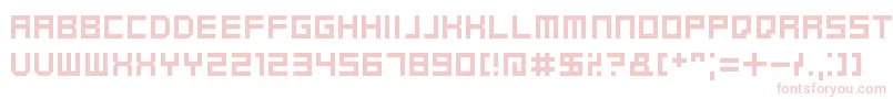 KenneyFutureSquare Font – Pink Fonts on White Background