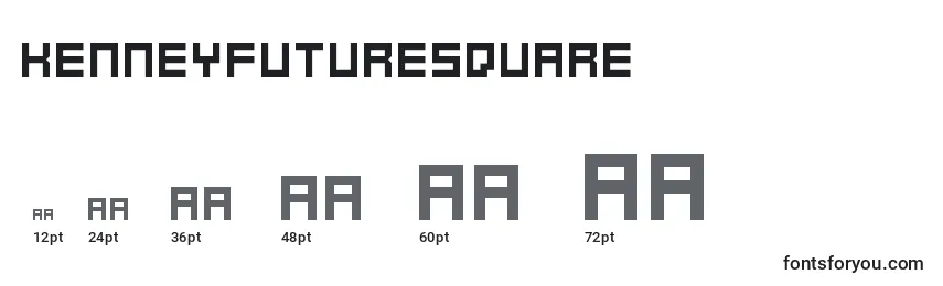 KenneyFutureSquare Font Sizes