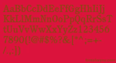 PerspectiveMediumSsiMedium font – Brown Fonts On Red Background