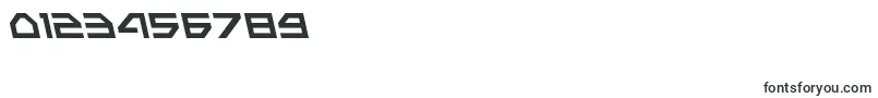 Neonavyleft-Schriftart – Schriften für Zahlen und Nummern