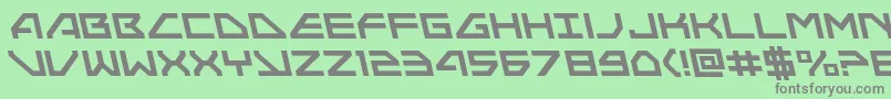 More about Neonavyleft Font Neonavyleft Font – Gray Fonts on Green Background