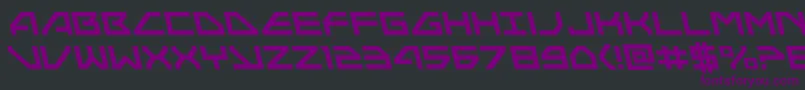 Neonavyleft Font – Purple Fonts on Black Background