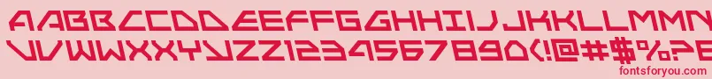 Neonavyleft Font – Red Fonts on Pink Background