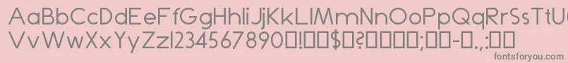 More about Dominik Font Dominik Font – Gray Fonts on Pink Background