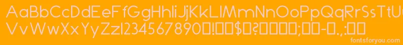 Más sobre la fuente Dominik fuente Dominik – Fuentes Rosadas Sobre Fondo Naranja