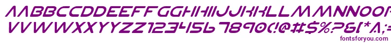 Planetnsv2i Font – Purple Fonts on White Background