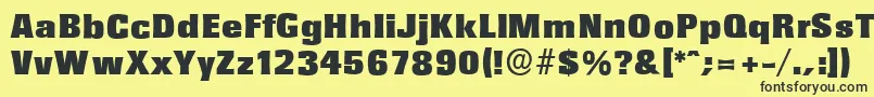 More about RochesterserialBlackRegular Font RochesterserialBlackRegular Font – Black Fonts on Yellow Background
