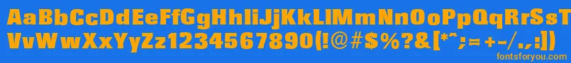 More about RochesterserialBlackRegular Font RochesterserialBlackRegular Font – Orange Fonts on Blue Background