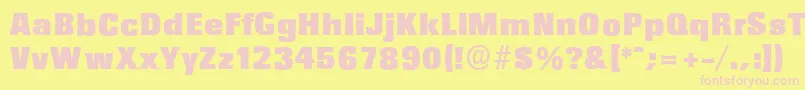More about RochesterserialBlackRegular Font RochesterserialBlackRegular Font – Pink Fonts on Yellow Background