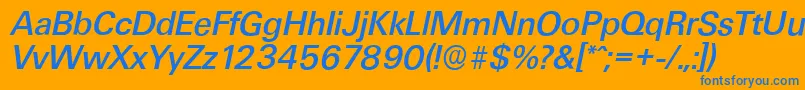 fuente UltimateserialMediumItalic – Fuentes Azules Sobre Fondo Naranja