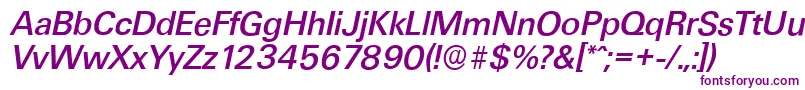 UltimateserialMediumItalic-fontti – violetit fontit