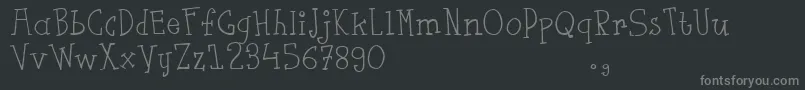 More about Fsaustrial Font Fsaustrial Font – Gray Fonts on Black Background