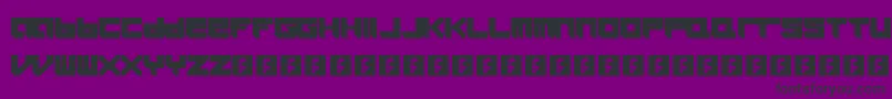 Icaras Font – Black Fonts on Purple Background