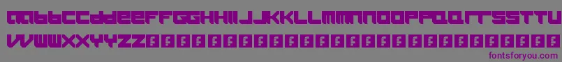 Icaras Font – Purple Fonts on Gray Background